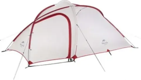 Палатка Naturehike Hiby 2-3чел. NH19ZP016, Серый-Красный