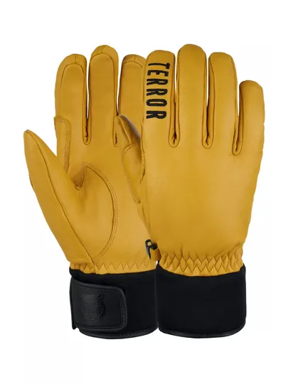 Перчатки Terror Leather 4TPGWL8QJN, Золотой