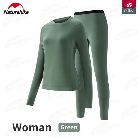 Термобельё женское Naturehike OUTLAST Women's Thermal Underwear Suit (Thin), Army Green suit