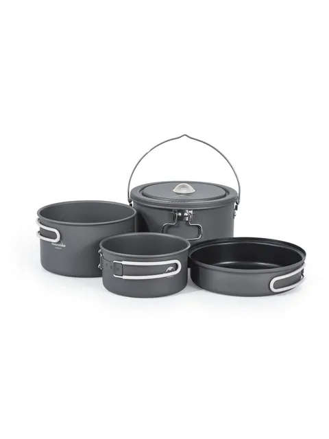 Idishlar to‘plami Naturehike Aluminum Alloy Camping Pot set CNH22CJ002 / pot set, Asosiy rang