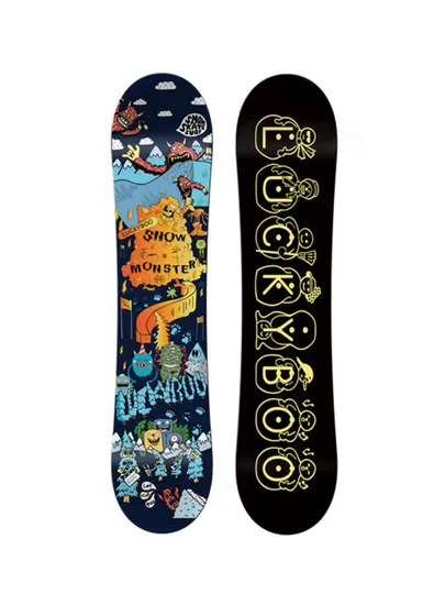 Сноуборд Luckyboo Snow Monster 9ABXP2TFIT, Черный