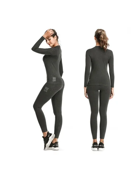 Термобельё женское Naturehike WR-07 quick-drying underwear set, Dark grey