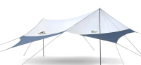 Тент Naturehike UPF50+ M / 400*350 M / Серый-Белый для гор и походов