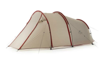 Палатка Naturehike Cloud Tourer 2чел. / ~5.9 кг / （120+115+145+85）*160*160 / Серый для гор и походов