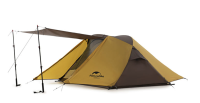 Палатка Naturehike Butterfly cross double hall tent / 2,7kg/213*275*107 / yellow/brown для гор и походов