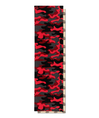 Шкурка для скейтборда Dip Grip Camo: Red