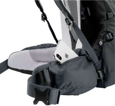 Рюкзак Deuter Futura Air Trek 45+10 SL 45 л Черный / Черный / 45+10 для гор и походов