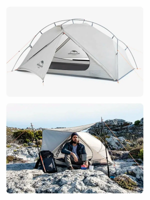 Star River Hinking Tent UL Moon rock sand/2 persons/15D 1.40kg / . для гор и походов