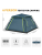 Cape lite quick-opening tent 6 People 8.25kg / . для гор и походов Cape lite quick-opening tent 6 People 8.25kg / . для гор и походов