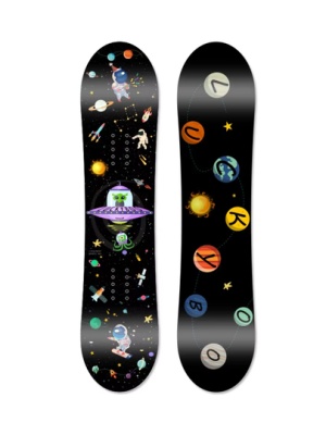 Сноуборд Luckyboo Space / 100 / Черный для гор и походов