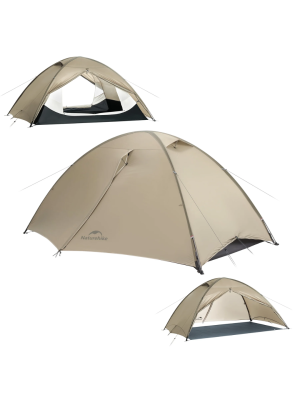 Jiling PRO Hiking Tent Moon rock sand/2 persons/20D nylon 1.92kg / . для гор и походов