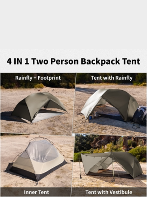 Mongar Hiking Tent Pro  Caramel Brown/2 persons/20D 2.16kg / . для гор и походов
