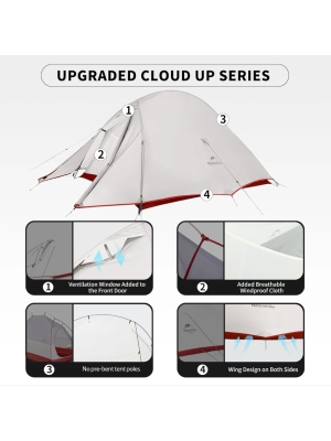 Cloud Up Series Tent Pro Moon rock sand/2 persons/20D 1.36kg / . для гор и походов