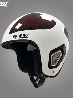 Лыжный шлем ProPro / M (55-58) / Черно-Белый для горнолыжного спорта