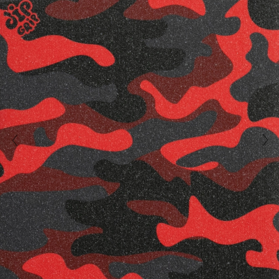 Шкурка для скейтборда Dip Grip Camo: Red