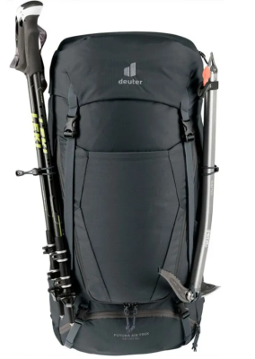 Рюкзак Deuter Futura Air Trek 45+10 SL 45 л Черный / Черный / 45+10 для гор и походов
