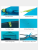 P-Series aluminum pole tent with new material 210T65D embossed design 2 man Storm blue 2.1kg / . для гор и походов