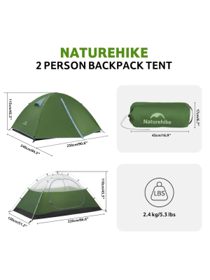 Bleik Series Tent Forest green / 2 persons / Type B 2.6kg / . для гор и походов