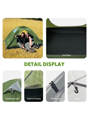 Bleik Series Tent Forest green / 2 persons / Type B 2.6kg / . для гор и походов